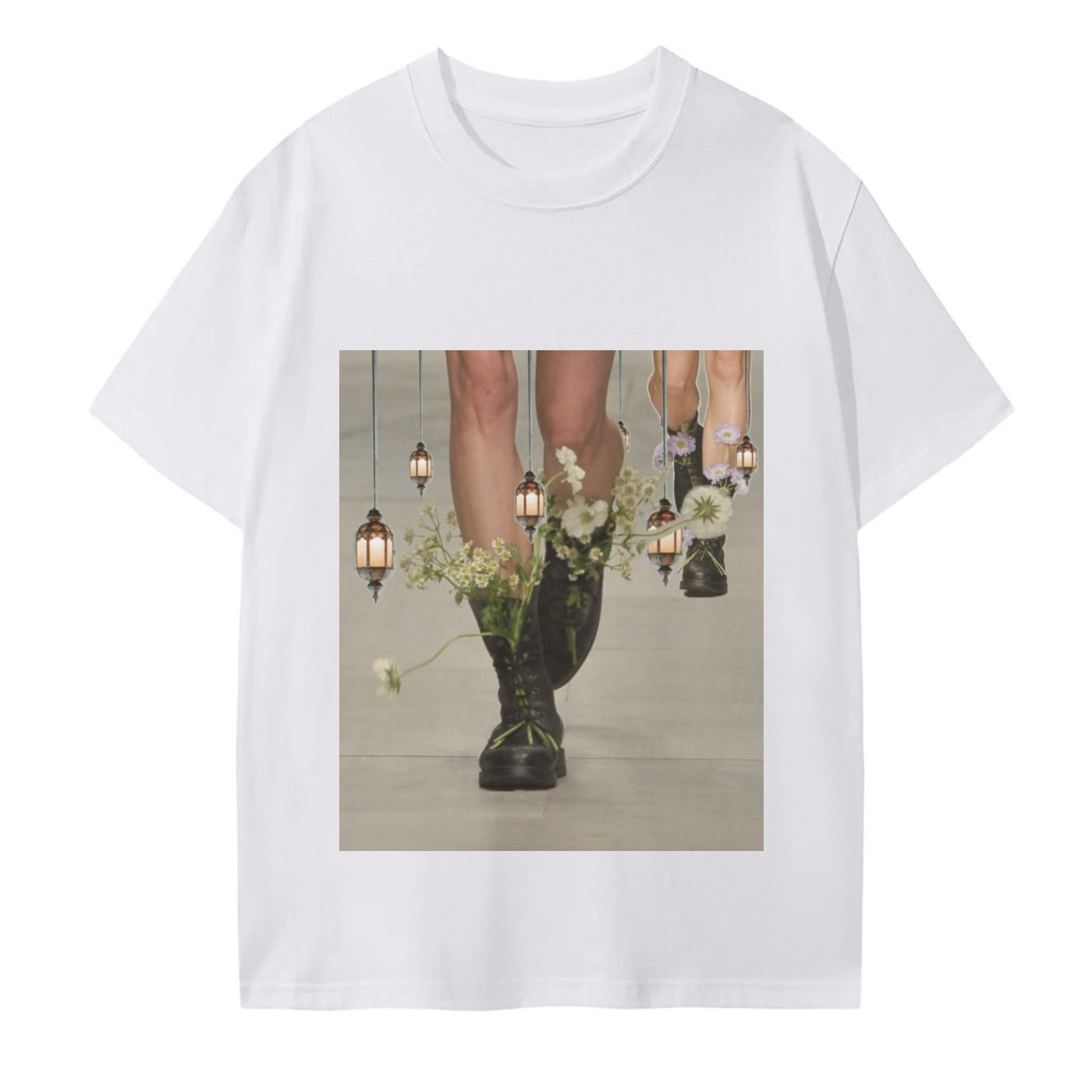 Combats & Florals Tee
